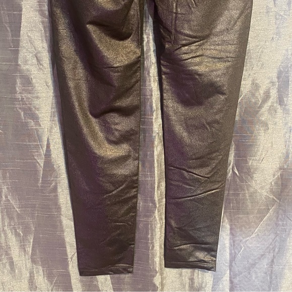 Forever 21 pewter leggings GUC SZ L, nylon elastane blend, very stretchy - Picture 9 of 11